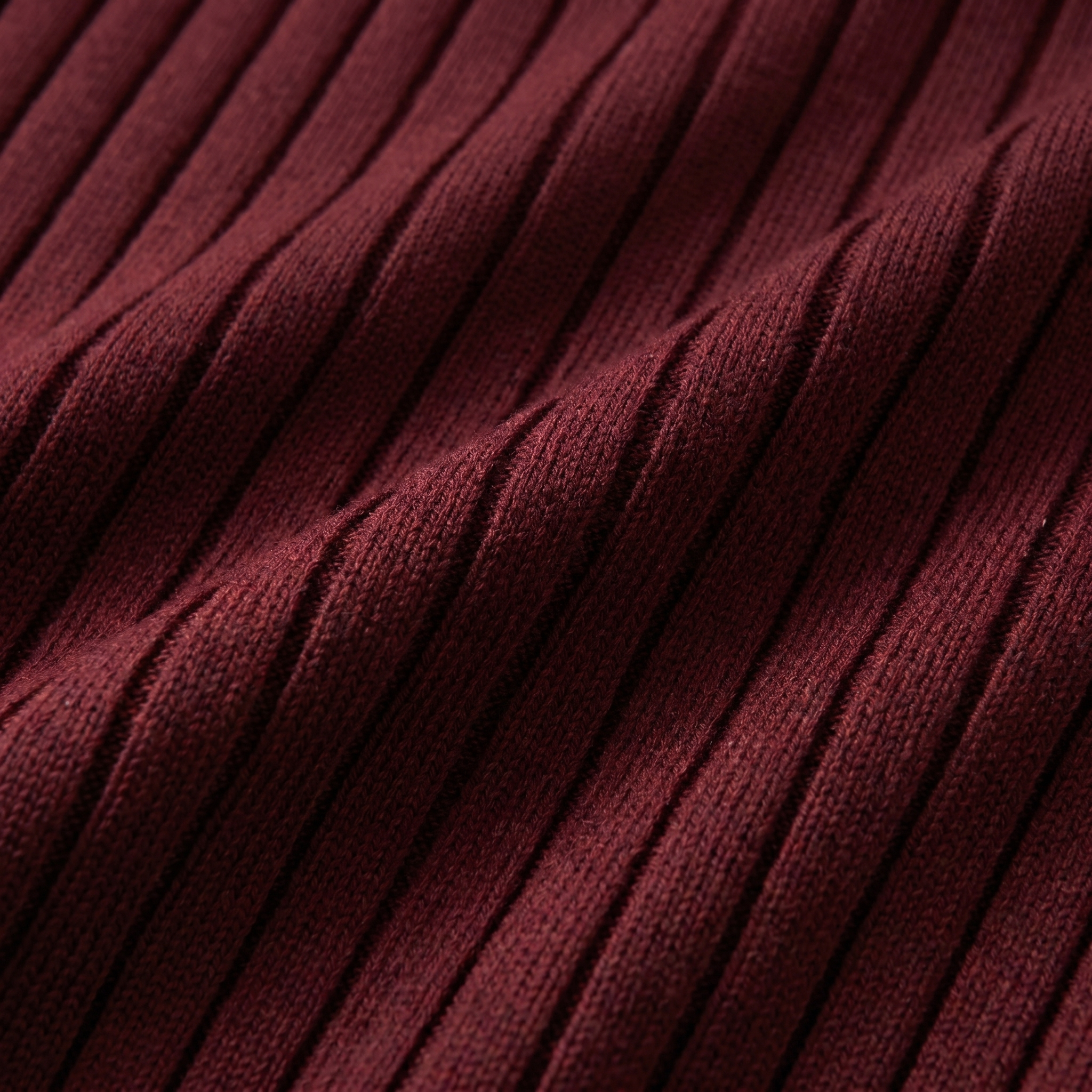 Men's Ribbed Knit Polo Shirt with Contrast Trim for Casual Wear