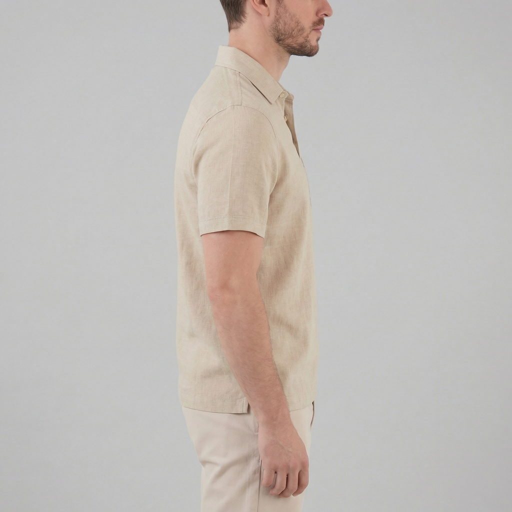 Men's Short Sleeve Polo Shirt - Lightweight Cotton - Casual Summer Wear