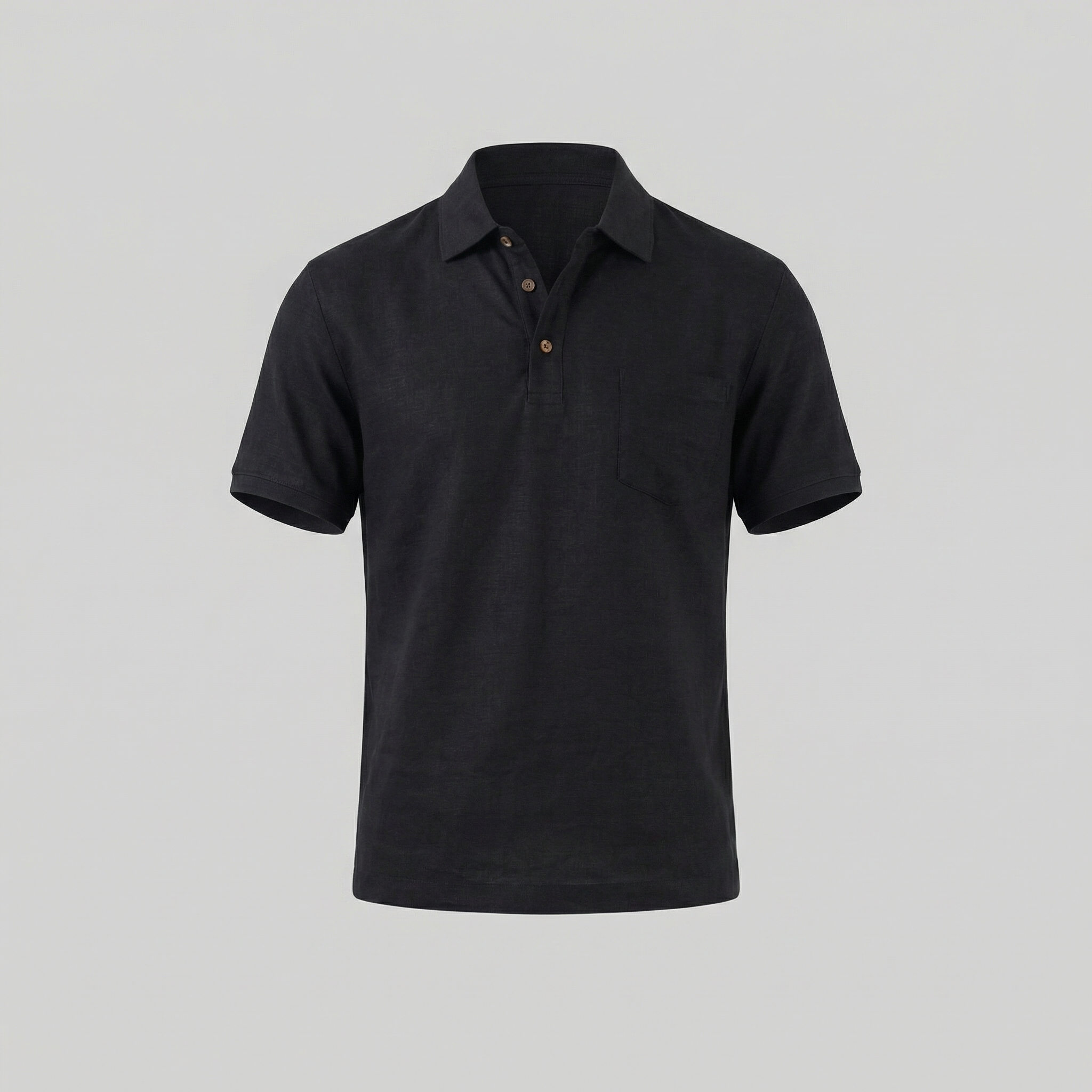 Men's Short Sleeve Polo Shirt - Lightweight Cotton - Casual Summer Wear