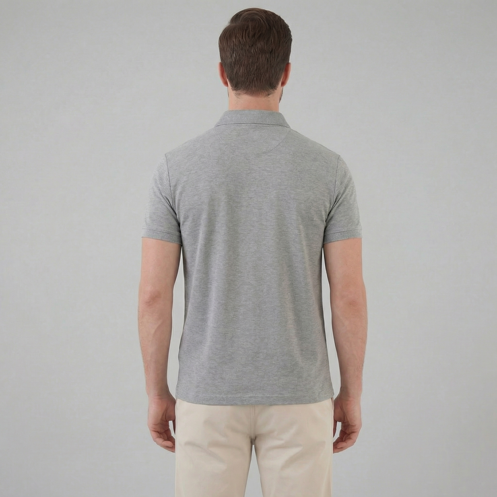 Men's Short Sleeve Polo Shirt - Lightweight Cotton - Casual Summer Wear