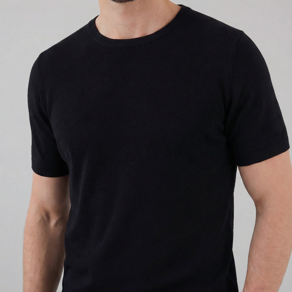 Men's Short Sleeve T-Shirt - Soft Cotton, Casual Style for Everyday Wear
