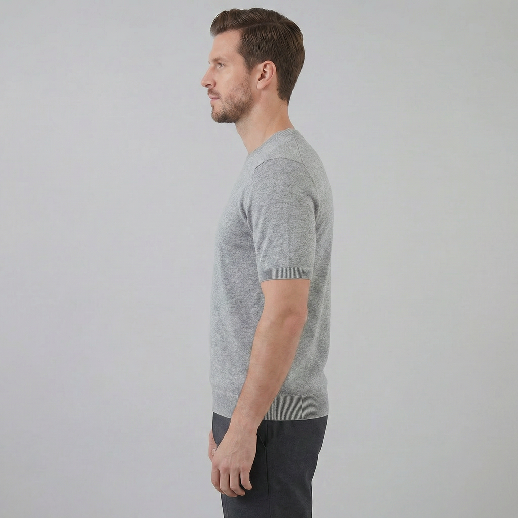Men's Short Sleeve T-Shirt - Soft Cotton, Casual Style for Everyday Wear