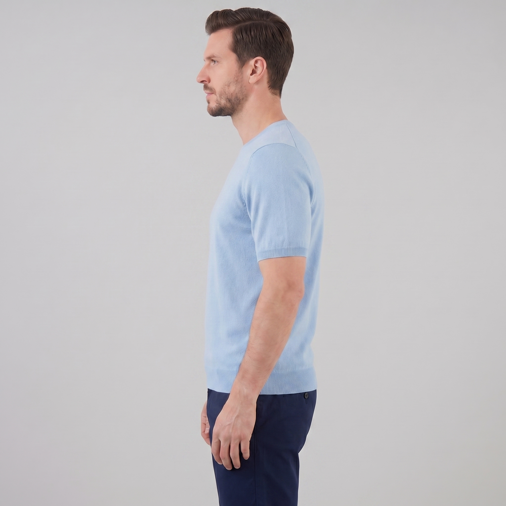 Men's Short Sleeve T-Shirt - Soft Cotton, Casual Style for Everyday Wear