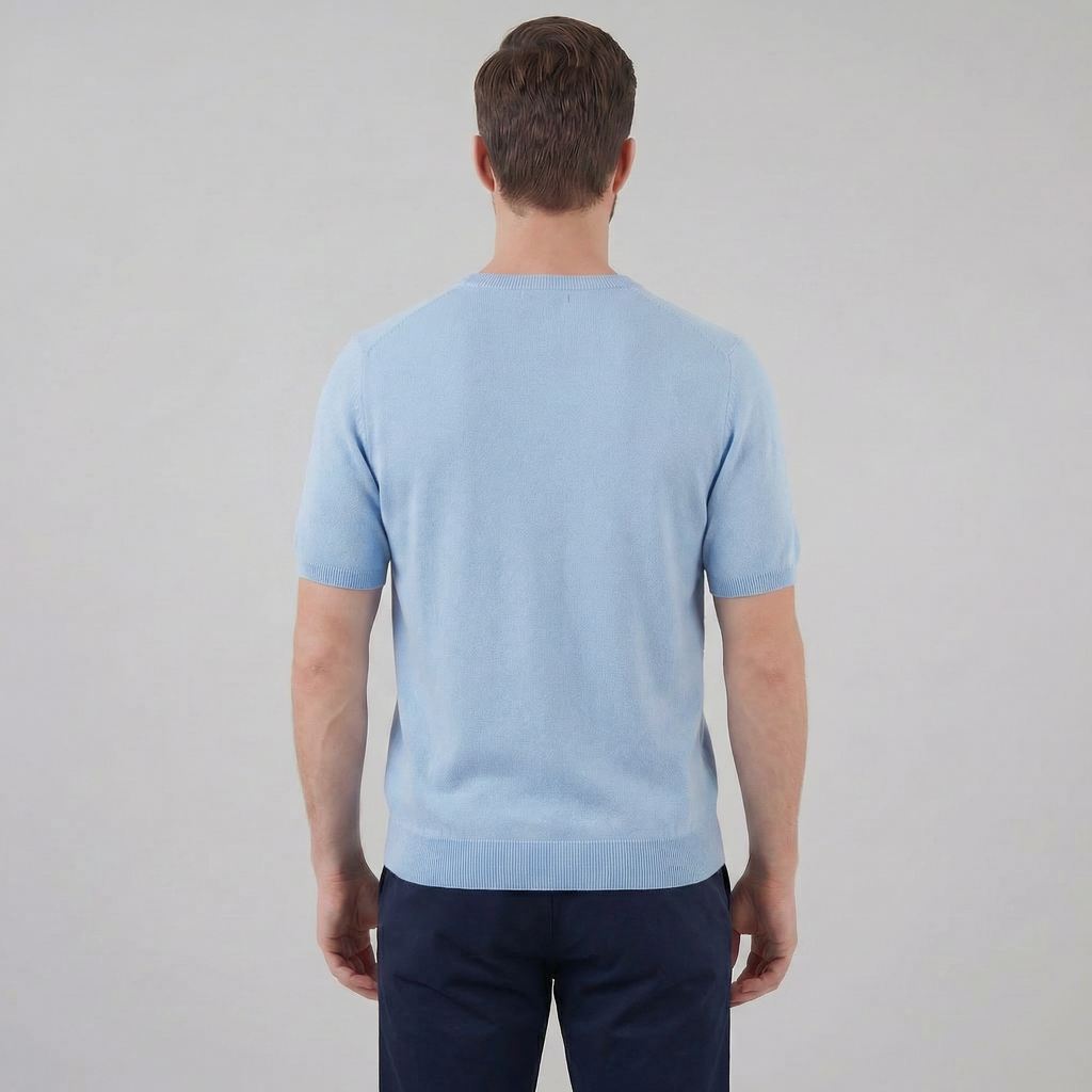 Men's Short Sleeve T-Shirt - Soft Cotton, Casual Style for Everyday Wear