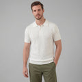 Men's Slim Fit Jacquard Polo Shirt - Casual Wear, Lightweight Fabric