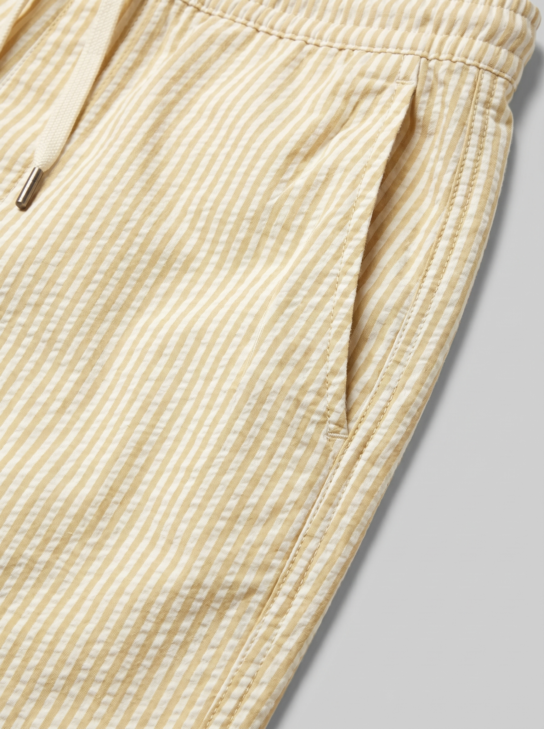 Men's Striped Cotton Summer Shorts for Casual Wear