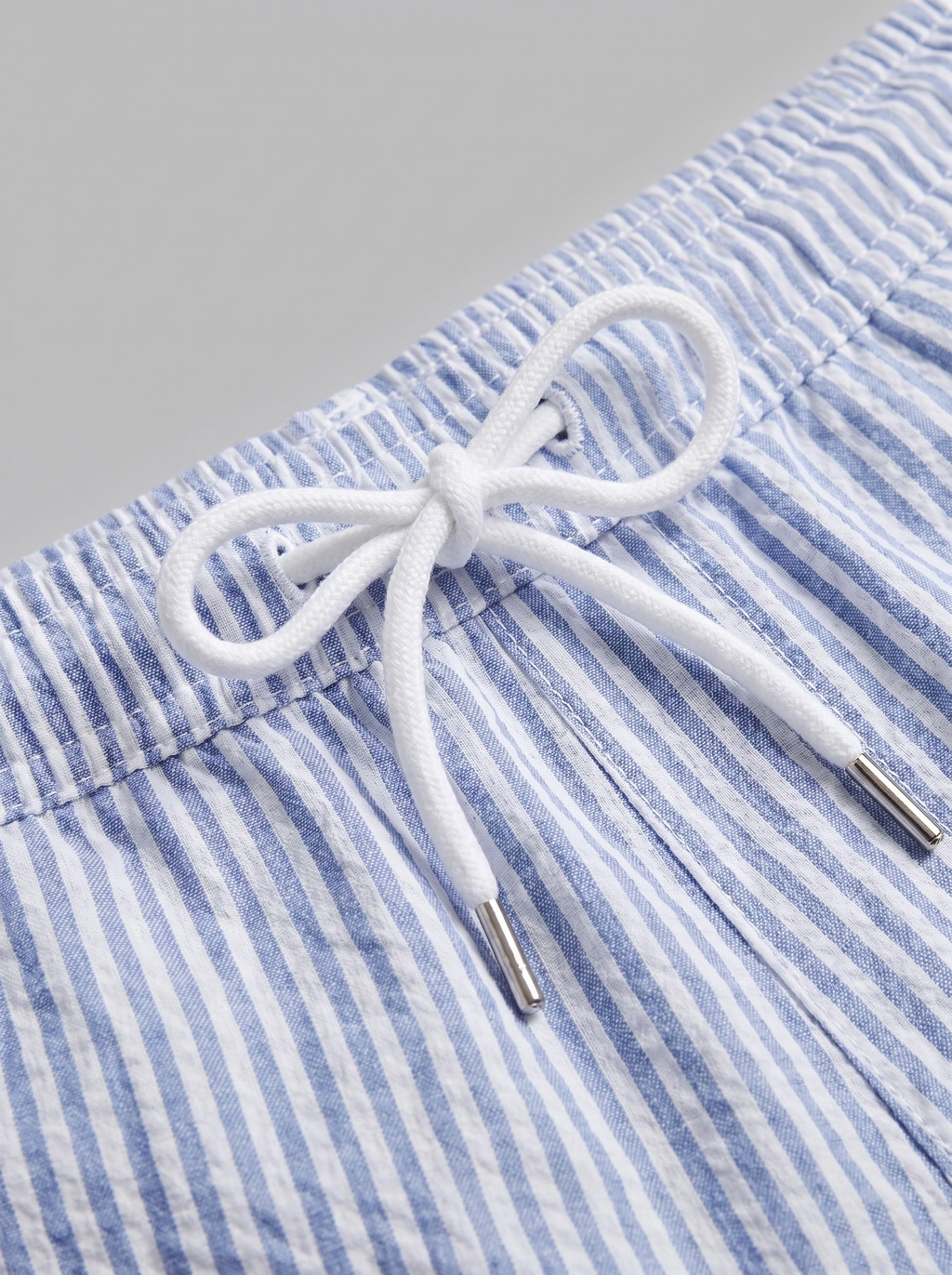Men's Striped Cotton Summer Shorts for Casual Wear