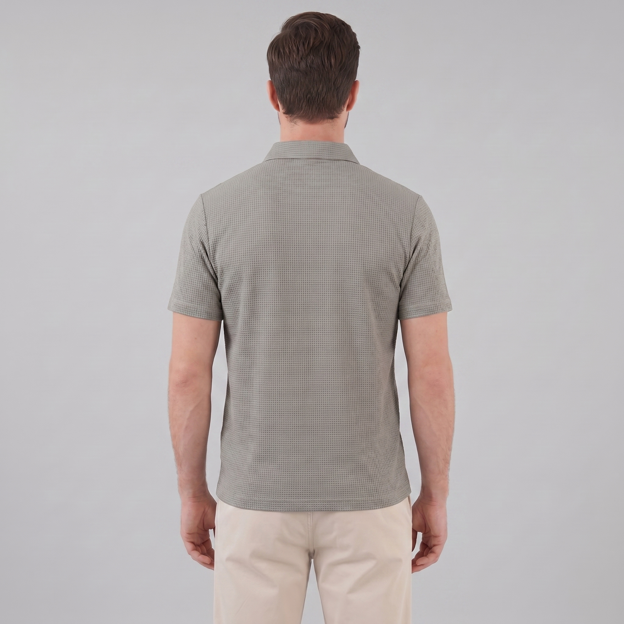 Men's Structured Cotton Polo Shirt for Casual and Business Wear