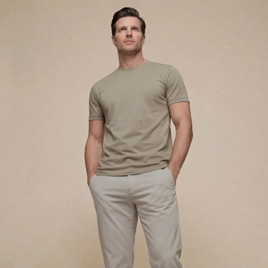 Men's Stylish Cotton T-Shirt - Casual Wear for Everyday Comfort