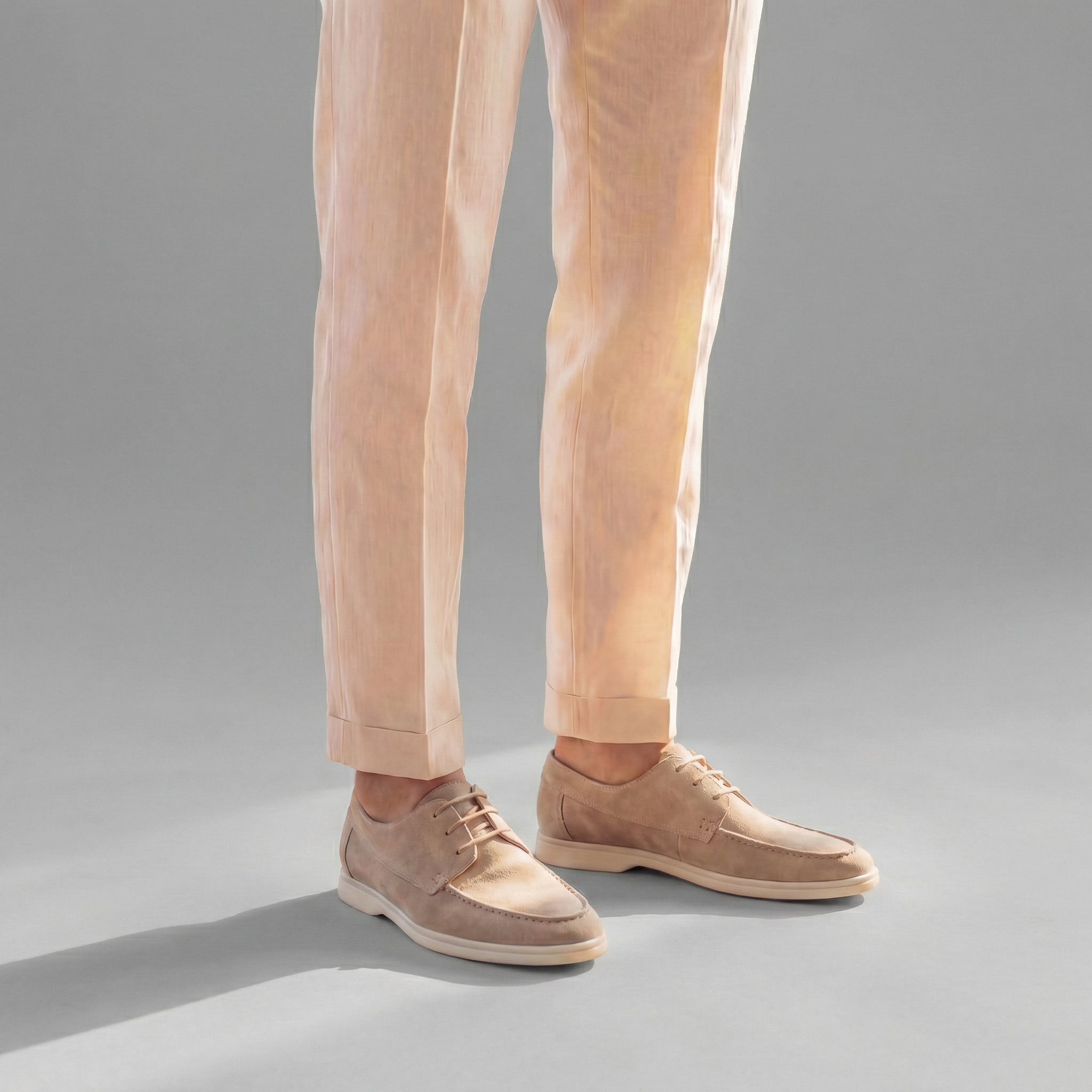 Men's Suede Formal Shoes - Elegant Dress Footwear for Special Occasions