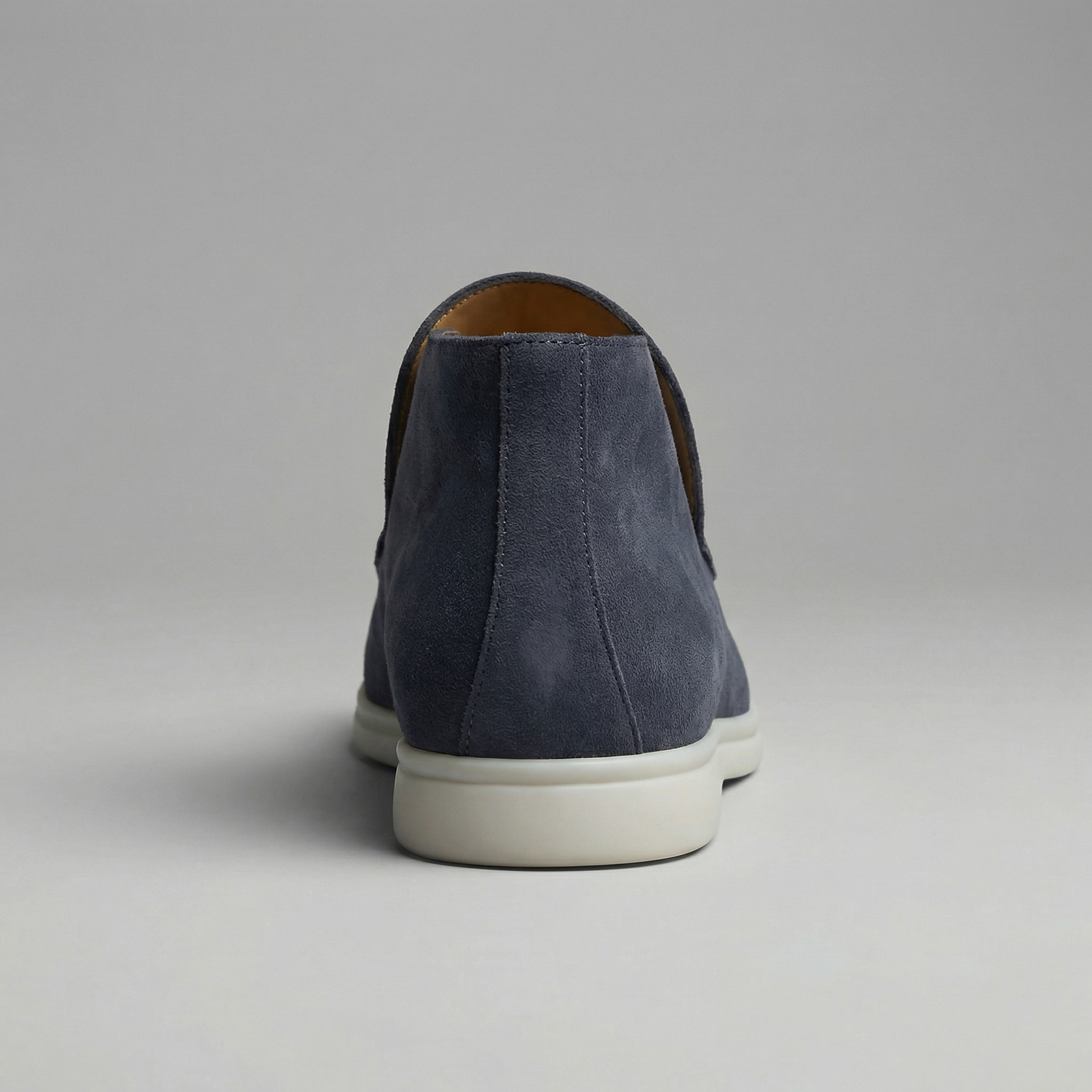 Men's Suede Loafers - High-Top Design for Casual or Formal Wear