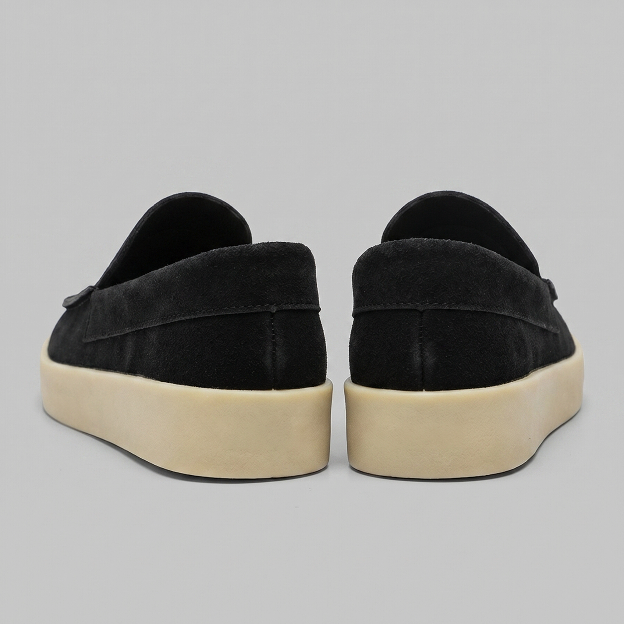Men's Suede Mid Loafers for Casual and Formal Wear - Comfortable Slip-On Design
