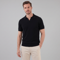 Men's V-Neck Polo Shirt - Lightweight Cotton - Casual Summer Wear - Multiple Colors