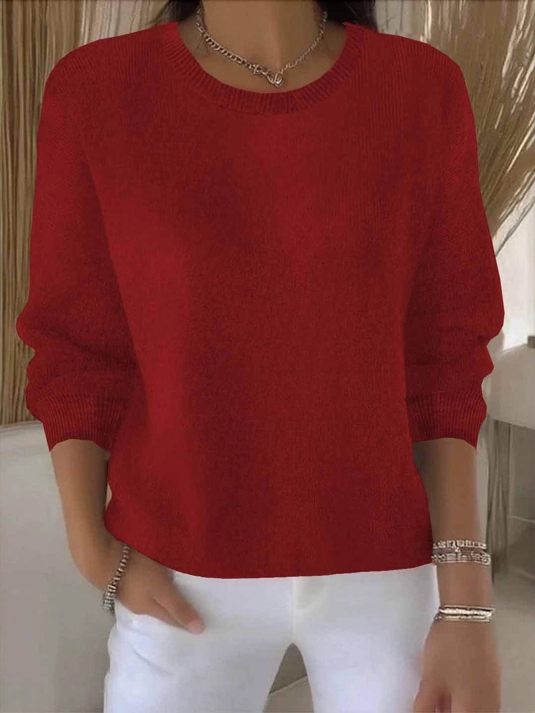 Sophisticated Knit Jumper for Women | Elegant Design for Casual Wear
