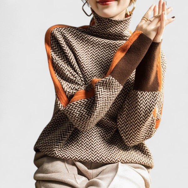 Sophisticated Jumper in Soft Knit Fabric for Casual Wear
