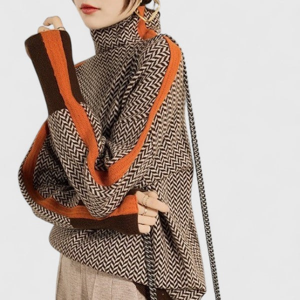 Sophisticated Jumper in Soft Knit Fabric for Casual Wear