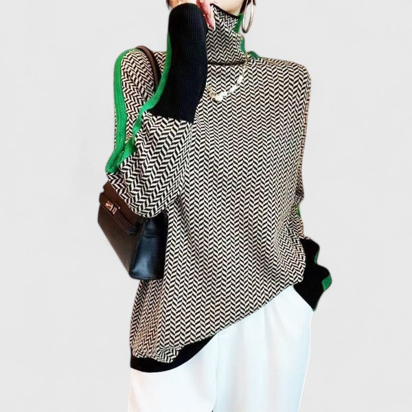 Sophisticated Jumper in Soft Knit Fabric for Casual Wear