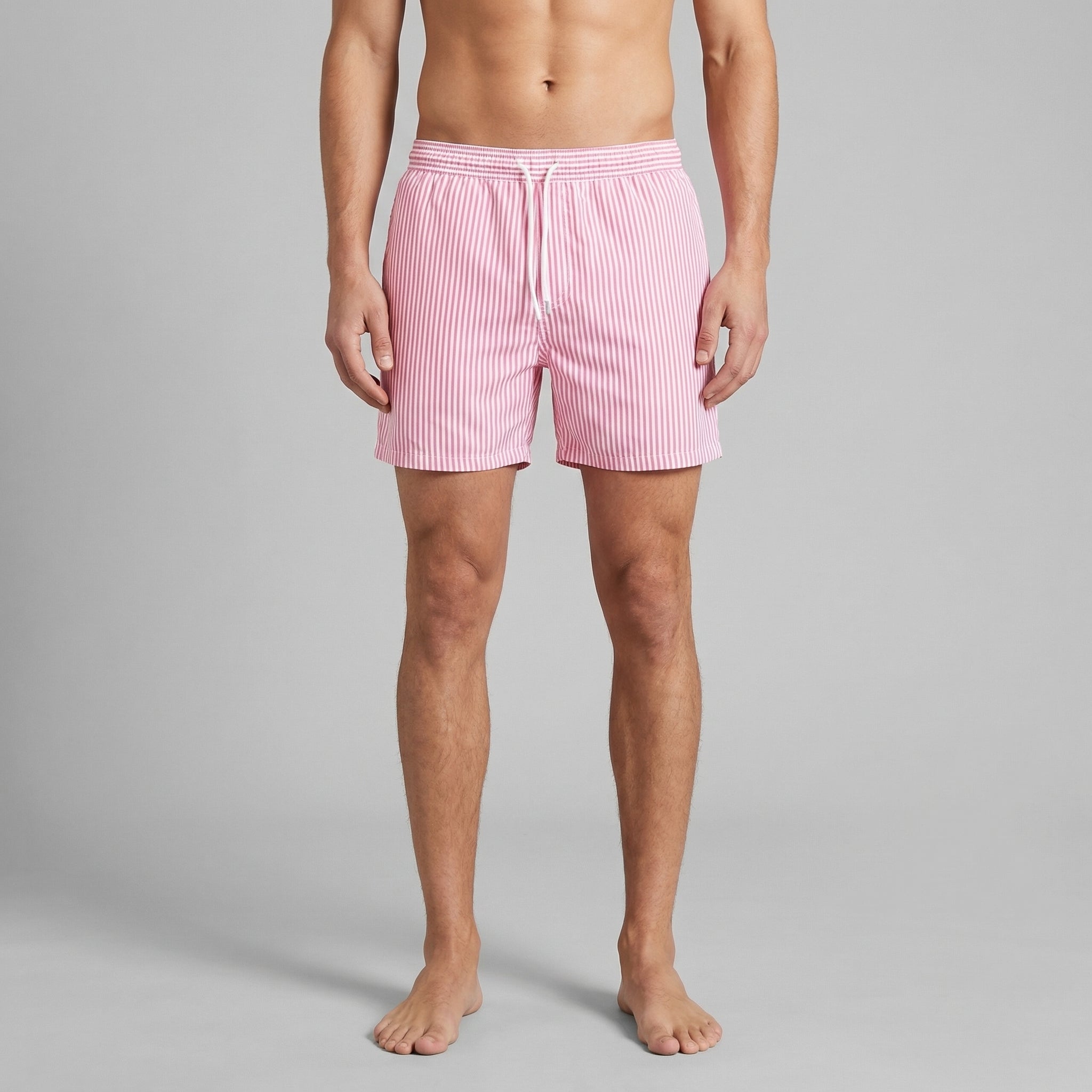 Quick-Dry Men's Swim Shorts - Casual Trunks for Beach and Pool Wear