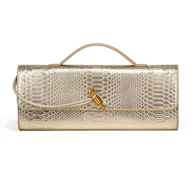 Serpentine Evening Clutch Bag Women UK – Formal Occasion, Black Tie Event