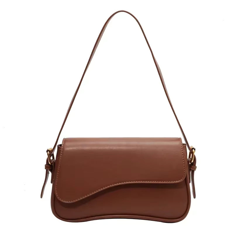 Black Faux Leather Shoulder Bag Women UK – Stylish Handbag for Workwear & Smart Casual
