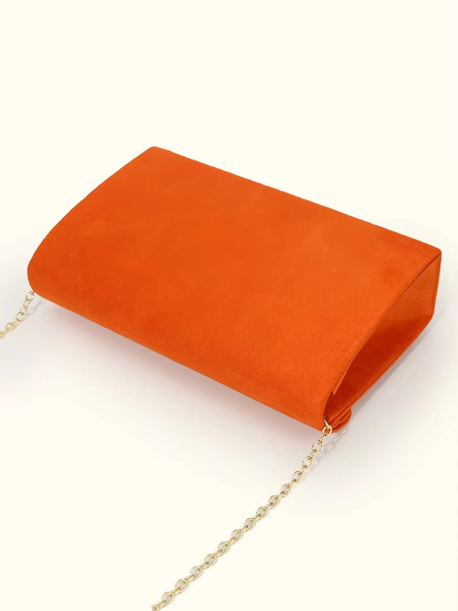 Suede Velvet Envelope Clutch Bag Women UK – Evening Events Parties