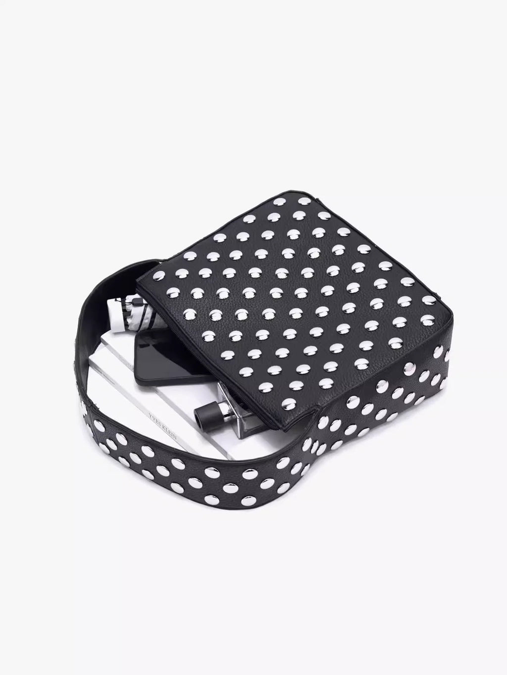 Black Structured Shoulder Bag Women UK – Ebon Élan Design for Smart Casual Office Wear, Everyday Use