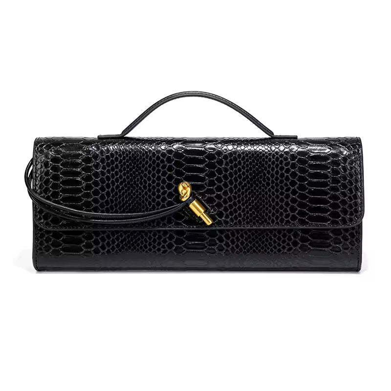 Serpentine Evening Clutch Bag Women UK – Formal Occasion, Black Tie Event