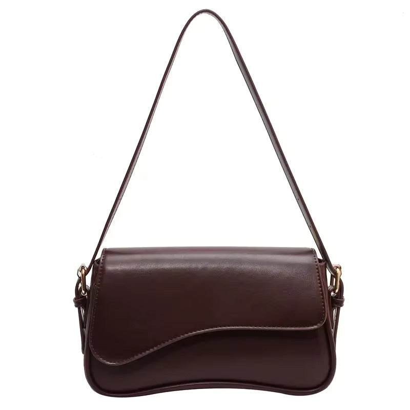 Black Faux Leather Shoulder Bag Women UK – Stylish Handbag for Workwear & Smart Casual