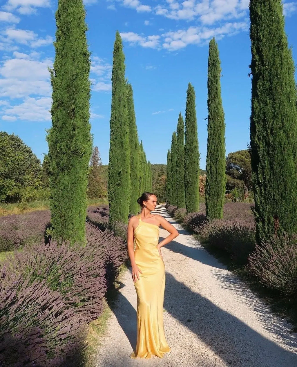 Satin Open Back Maxi Dress | Soft Evening Wear for Special Occasions