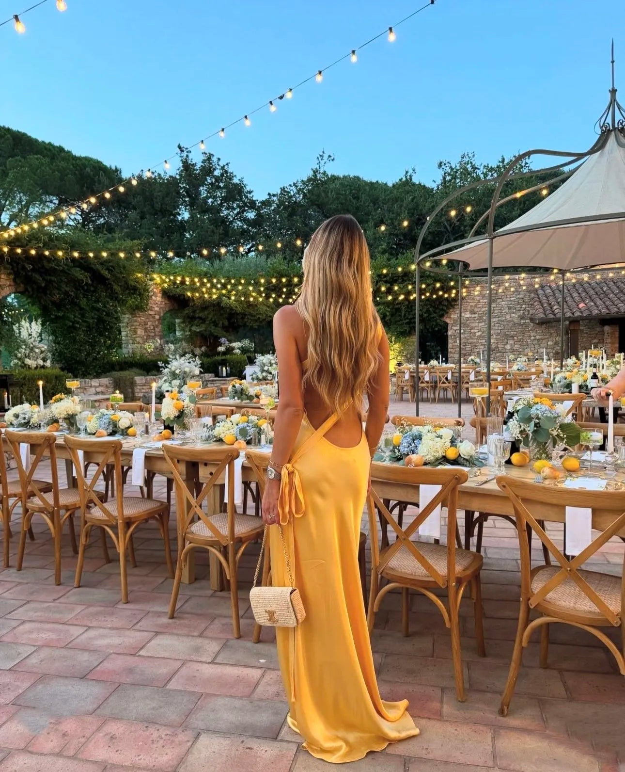 Satin Open Back Maxi Dress | Soft Evening Wear for Special Occasions