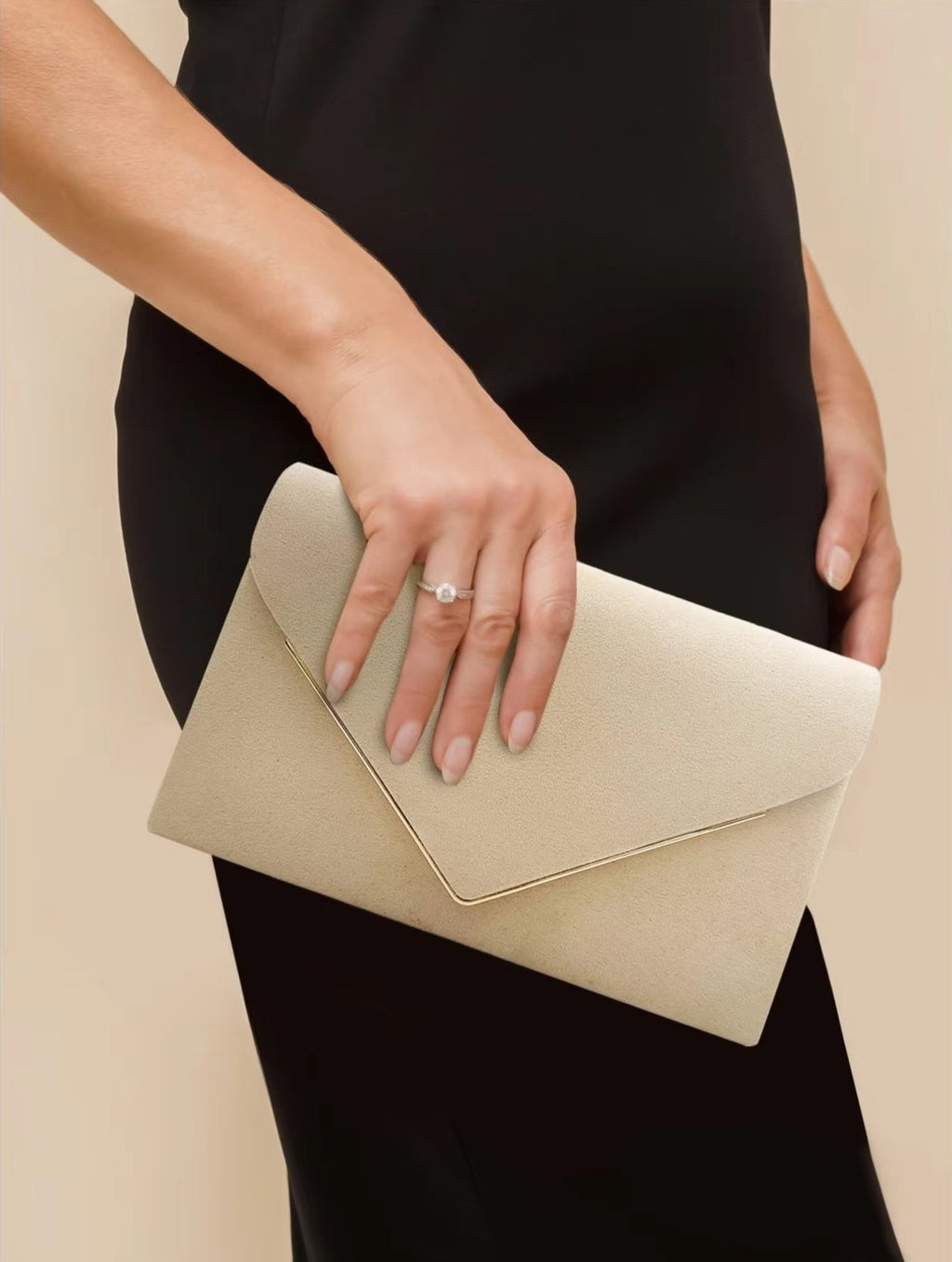 Suede Velvet Envelope Clutch Bag Women UK – Evening Events Parties