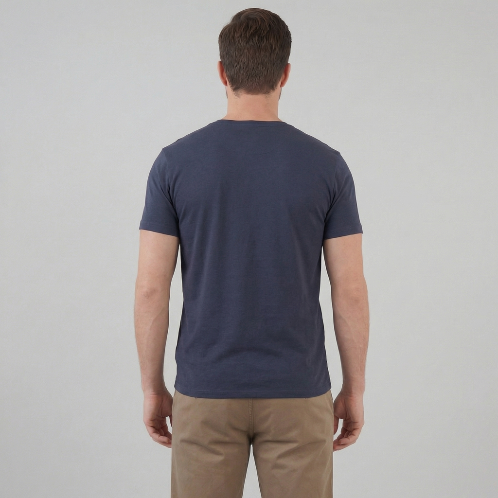 Slim Fit Cotton T-Shirt for Men - Casual Wear, Short Sleeve, Various Colors