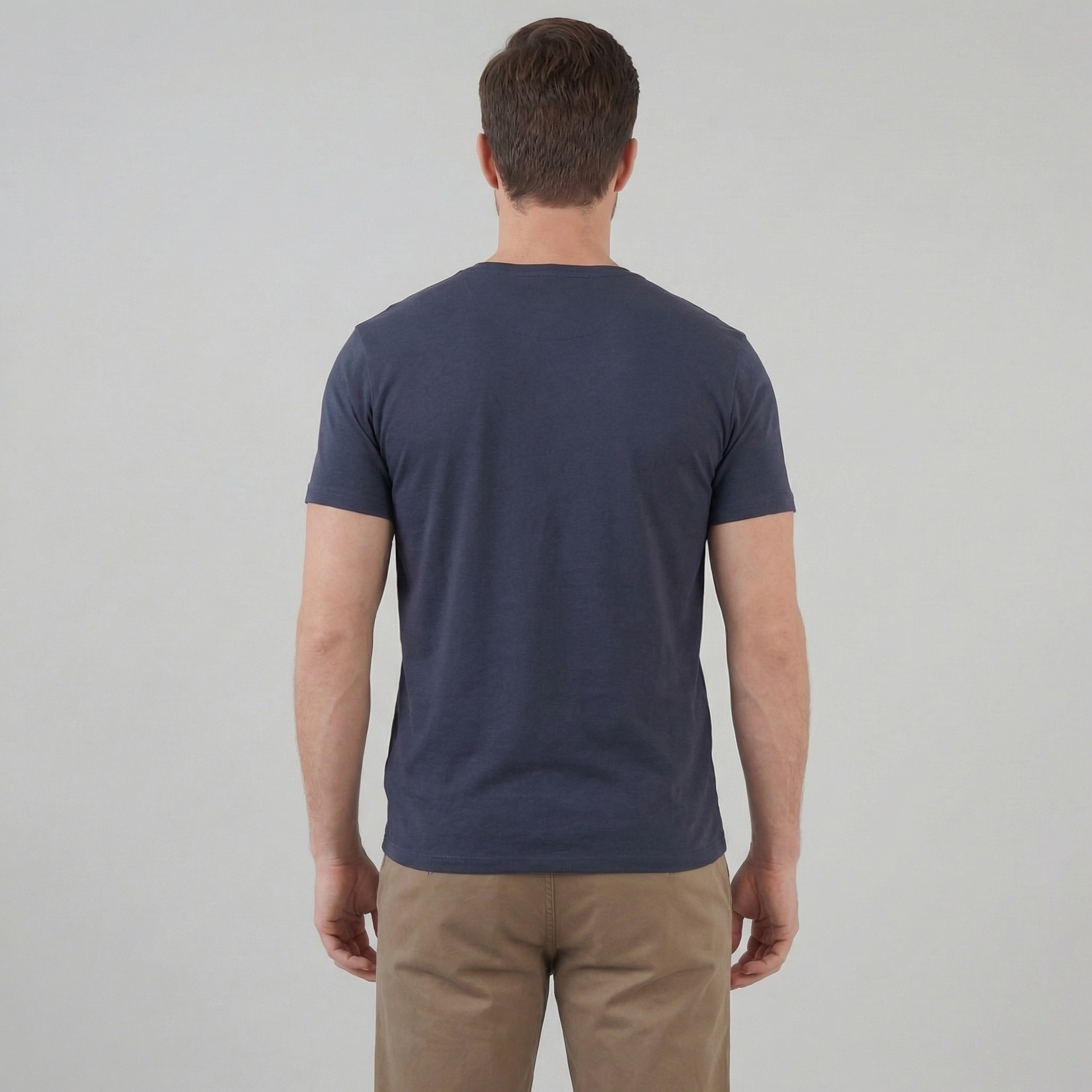 Slim Fit Cotton T-Shirt for Men - Casual Wear, Short Sleeve, Various Colors