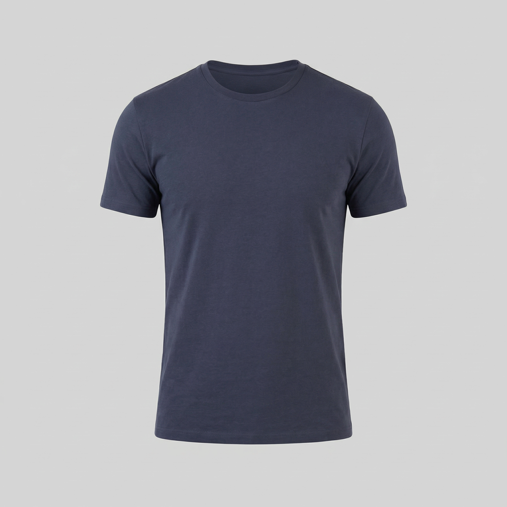 Slim Fit Cotton T-Shirt for Men - Casual Wear, Short Sleeve, Various Colors