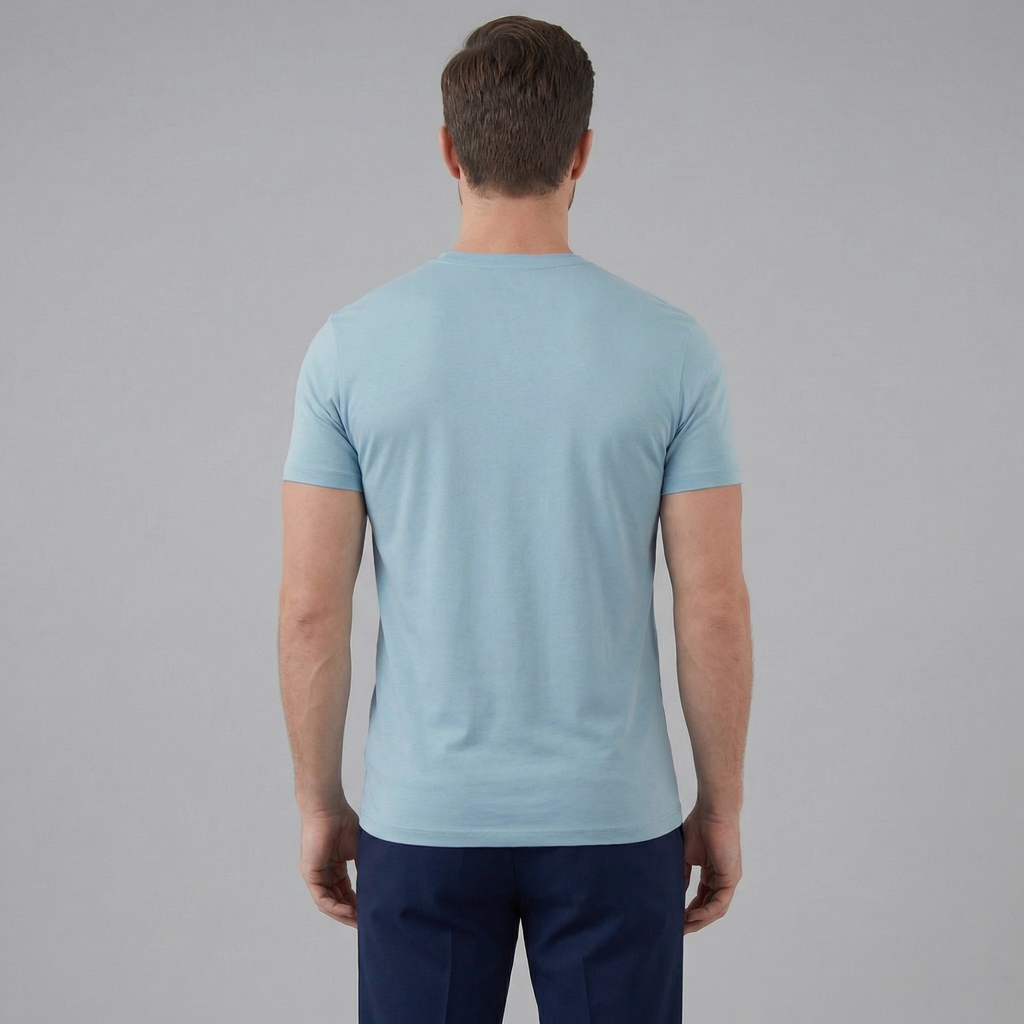 Slim Fit Cotton T-Shirt for Men - Casual Wear, Short Sleeve, Various Colors