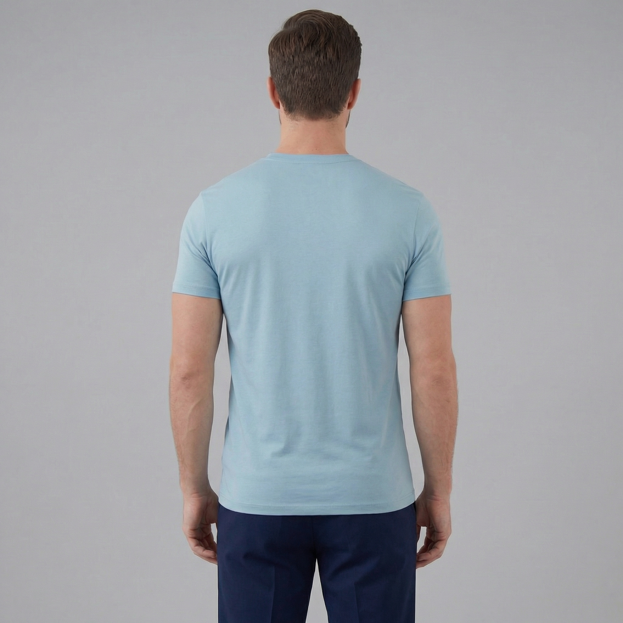Slim Fit Cotton T-Shirt for Men - Casual Wear, Short Sleeve, Various Colors