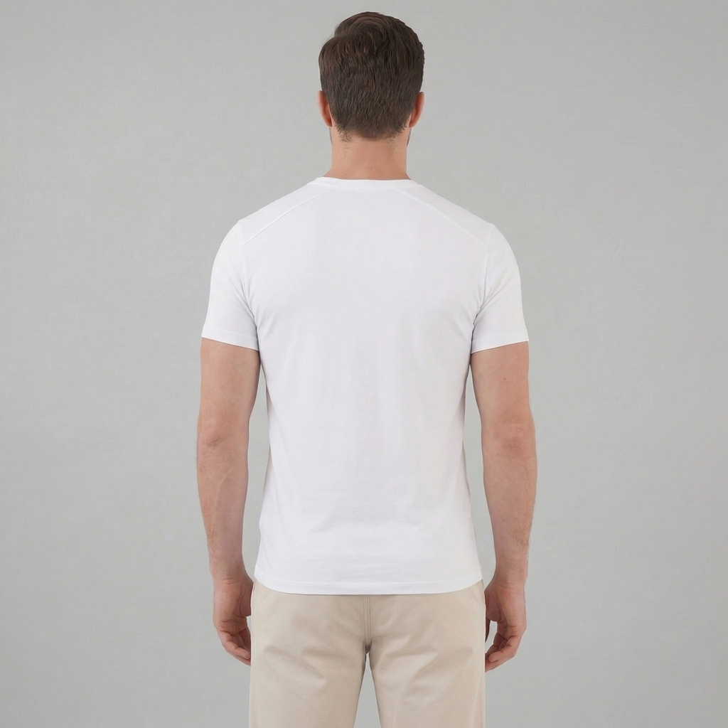 Slim Fit Cotton T-Shirt for Men - Casual Wear, Short Sleeve, Various Colors