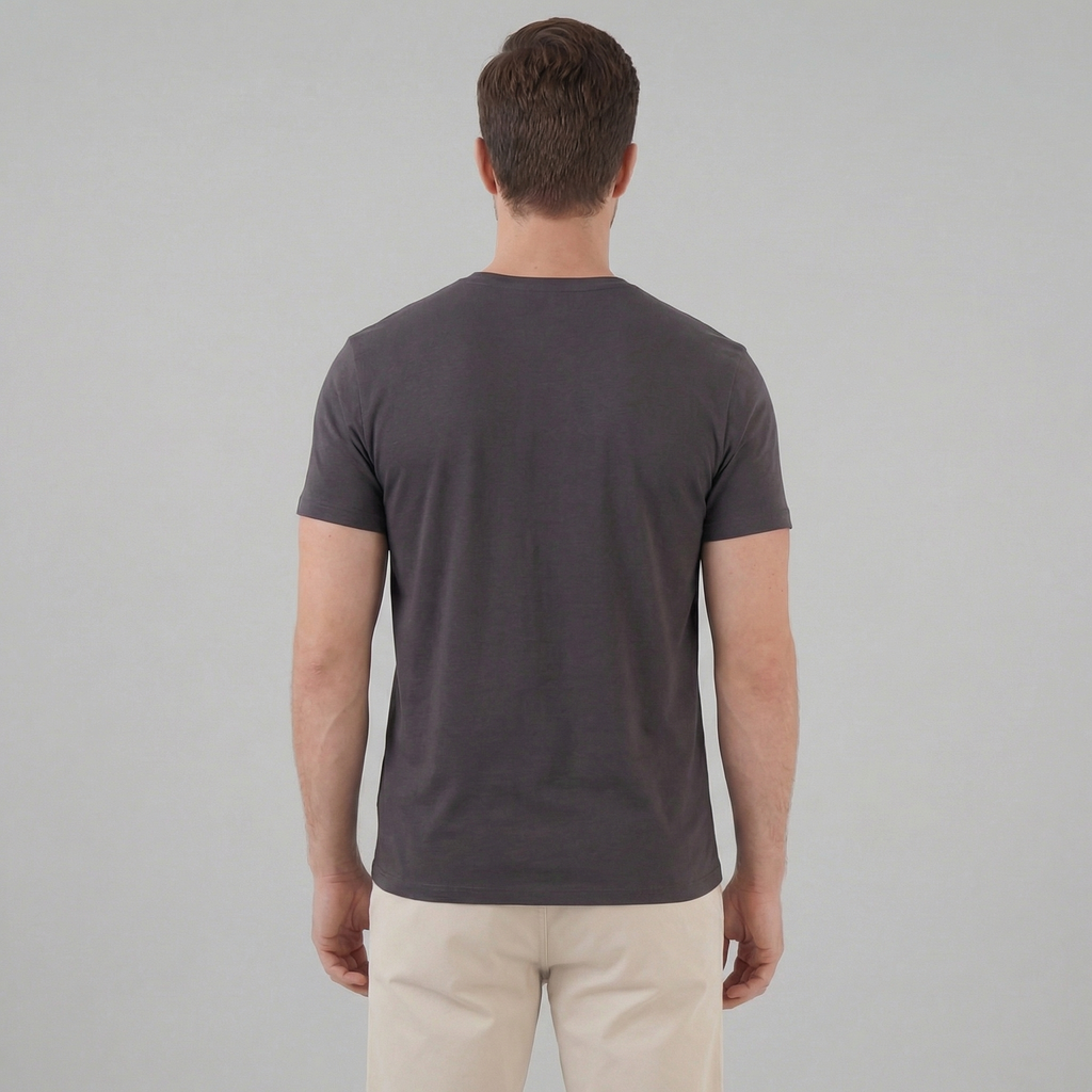 Slim Fit Cotton T-Shirt for Men - Casual Wear, Short Sleeve, Various Colors