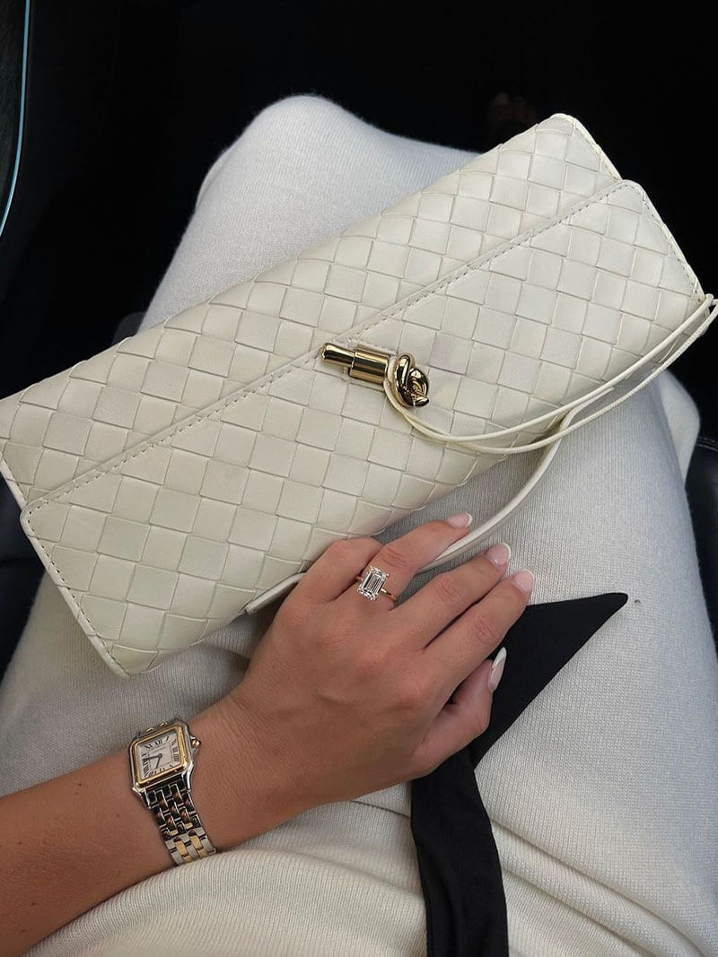 Woven Vegan Leather Clutch Bag Women UK – Chic Evening Accessory, Smart Casual Use