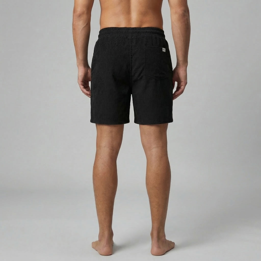 Striped Men's Swim Shorts - Quick-Dry Fabric for Beach and Pool Wear