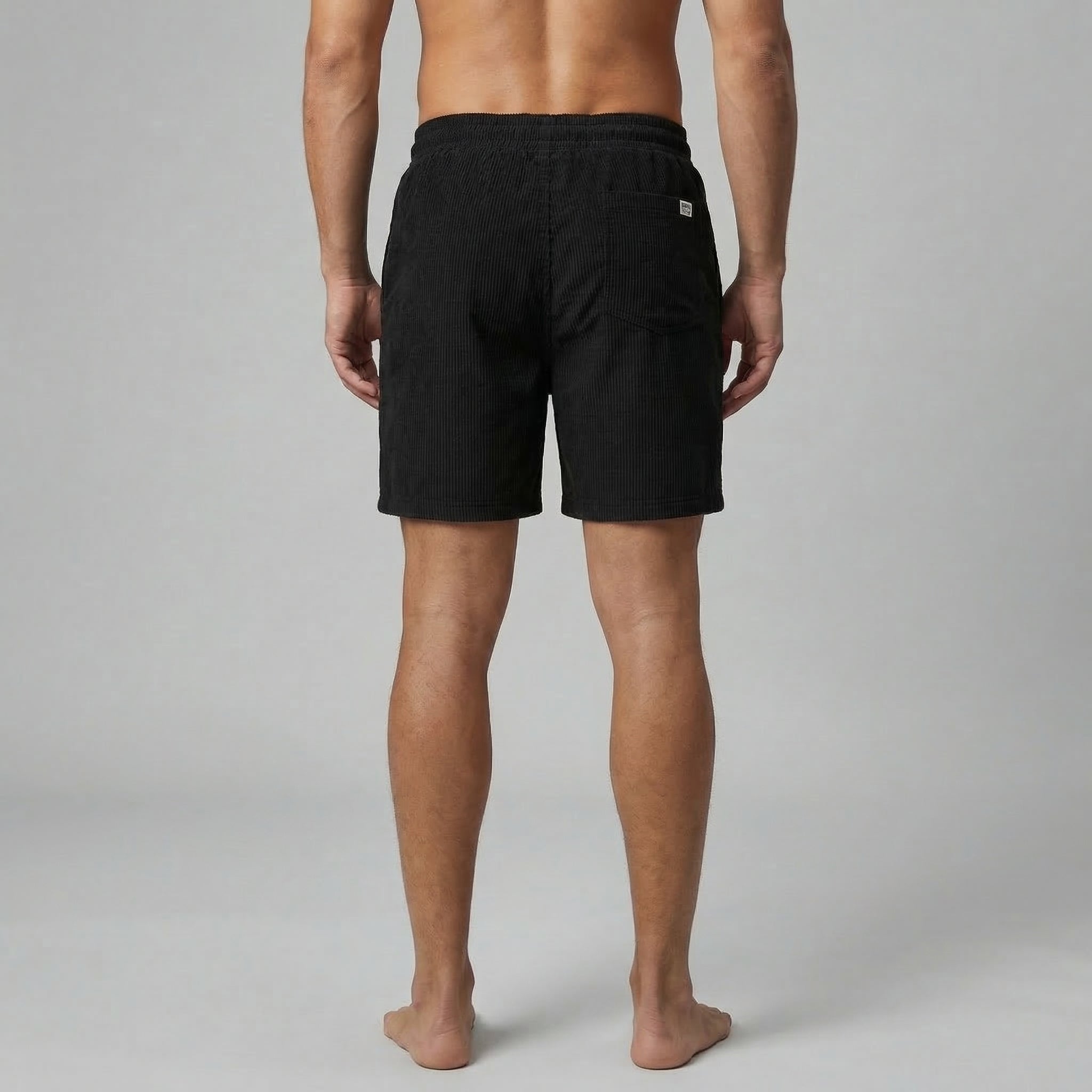 Striped Men's Swim Shorts - Quick-Dry Fabric for Beach and Pool Wear