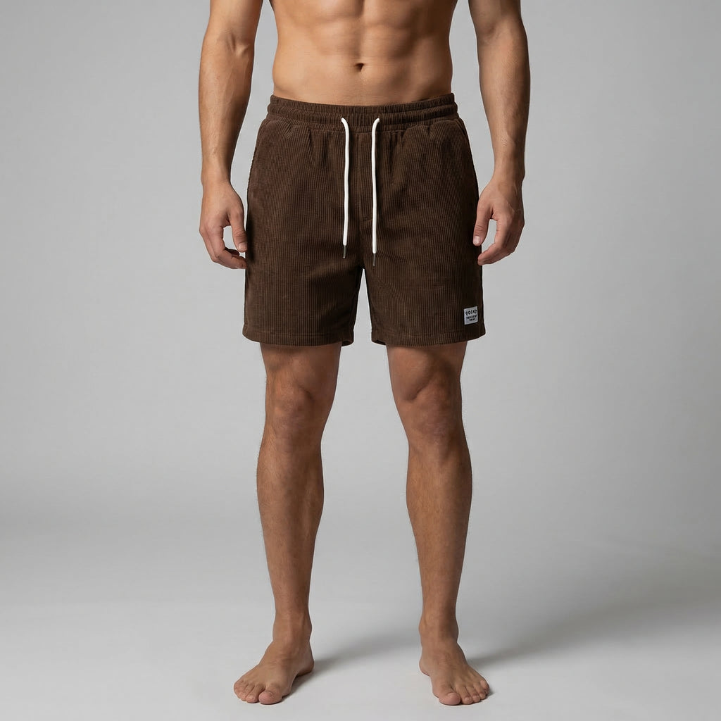 Striped Men's Swim Shorts - Quick-Dry Fabric for Beach and Pool Wear