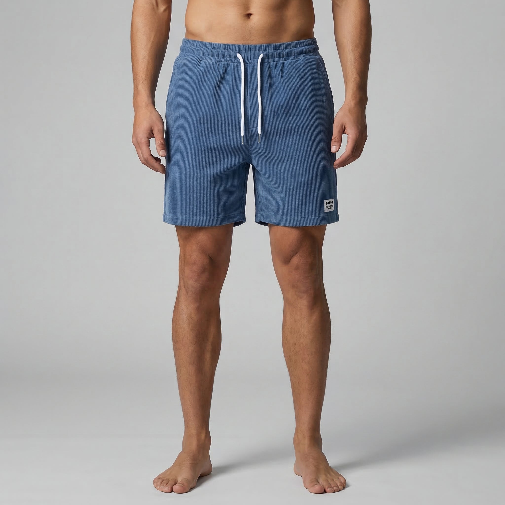 Striped Men's Swim Shorts - Quick-Dry Fabric for Beach and Pool Wear
