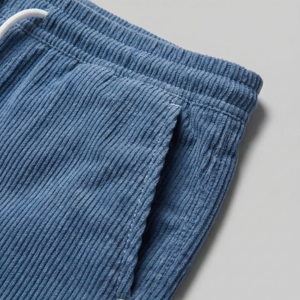 Striped Men's Swim Shorts - Quick-Dry Fabric for Beach and Pool Wear