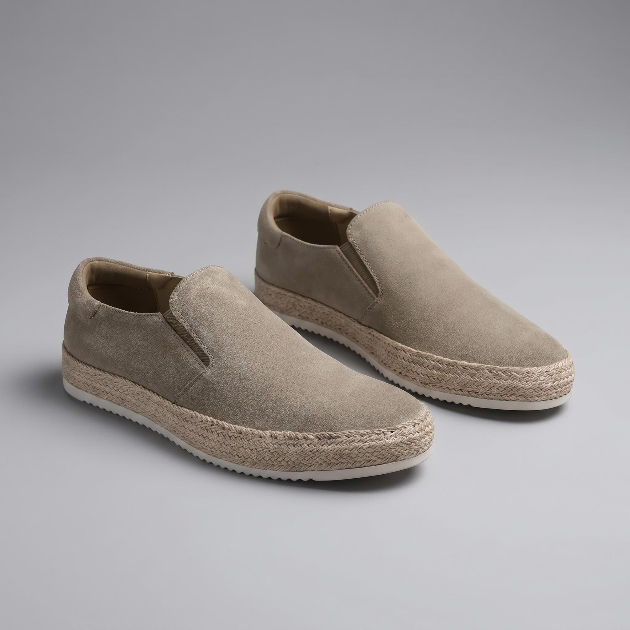 Suede Slip-On Loafers for Men | Casual Beach Footwear