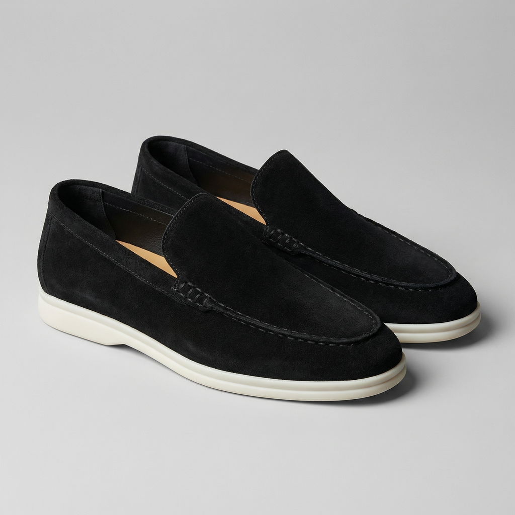 Suede Slip-On Loafers for Men | Casual Comfort Footwear