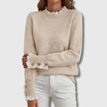 Elegant Knit Jumper | Soft Cotton Blend | Casual Wear | Women's Sweater