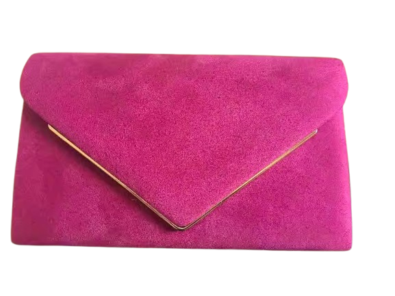 Suede Velvet Envelope Clutch Bag Women UK – Evening Events Parties
