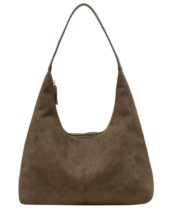 Vegan Leather Half-Moon Tote Bag Women UK – Stylish Handbag for Workwear, Smart Casual