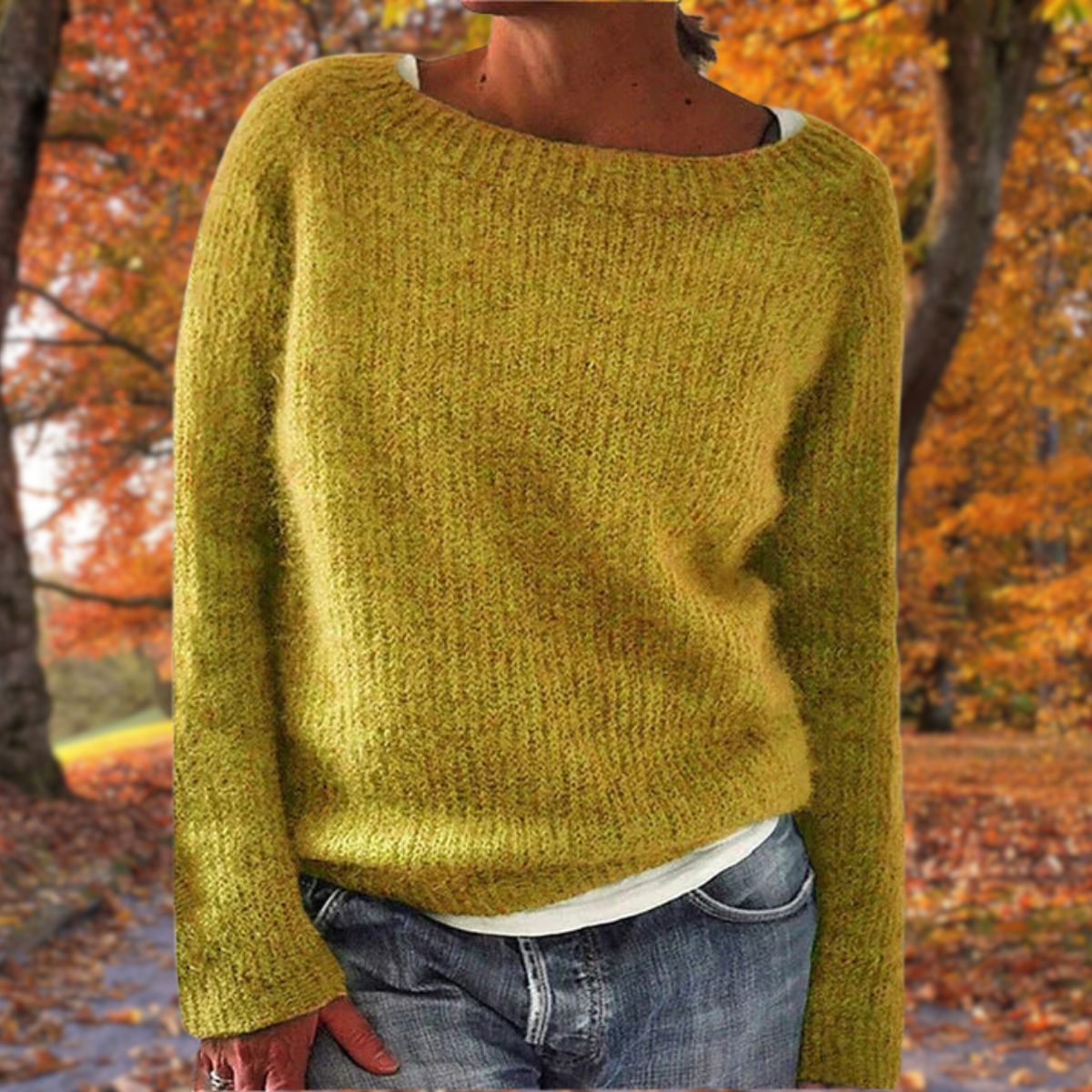 Women's Textured Long Sleeve Boat Neck Jumper for Casual Wear